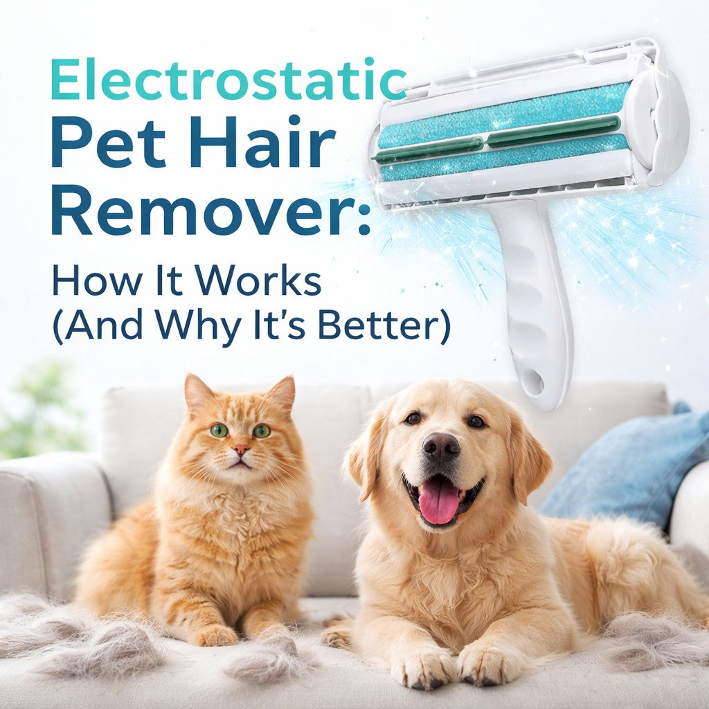 Electrostatic Pet Hair Remover: How It Works (And Why It’s Better)