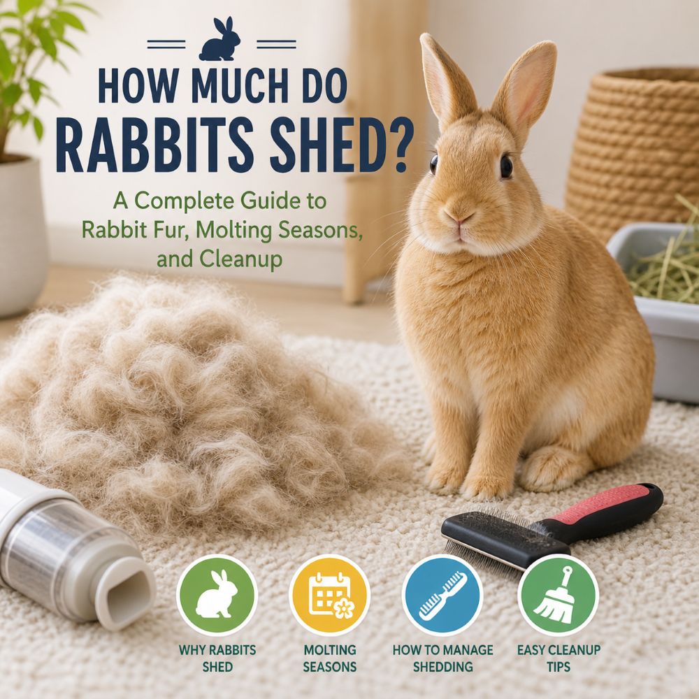 How Much Do Rabbits Shed? A Complete Guide to Rabbit Fur, Molting Seasons, and Cleanup