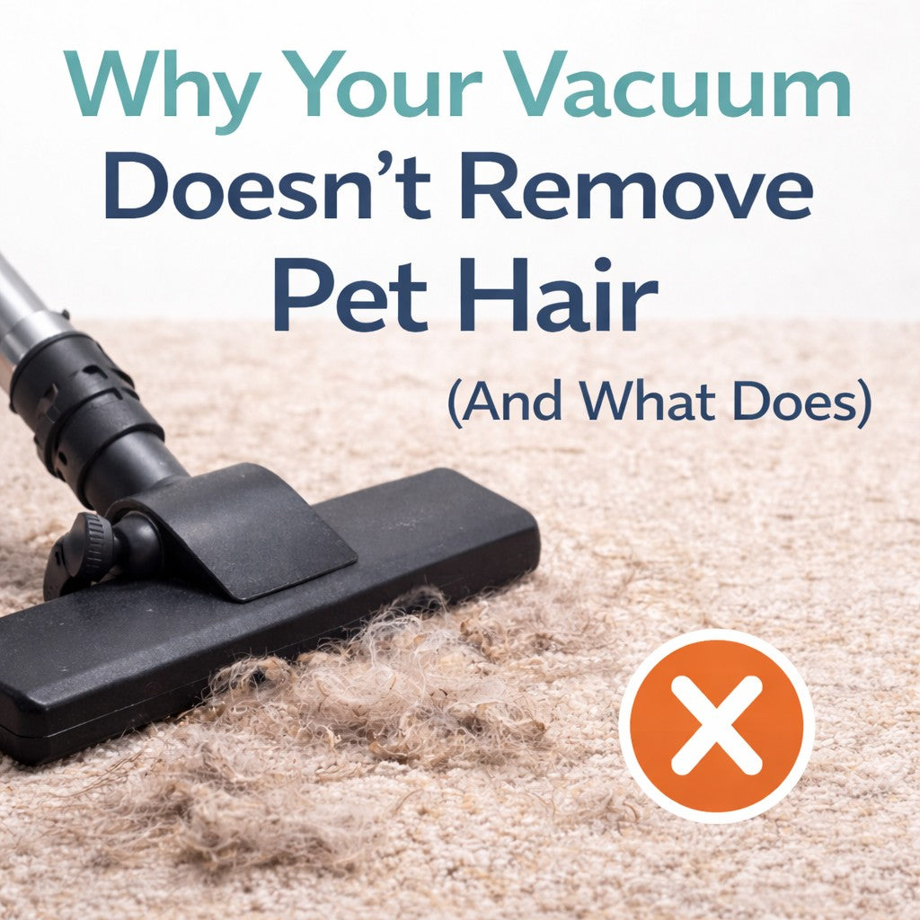 Why Your Vacuum Doesn’t Remove Pet Hair (And What Does)
